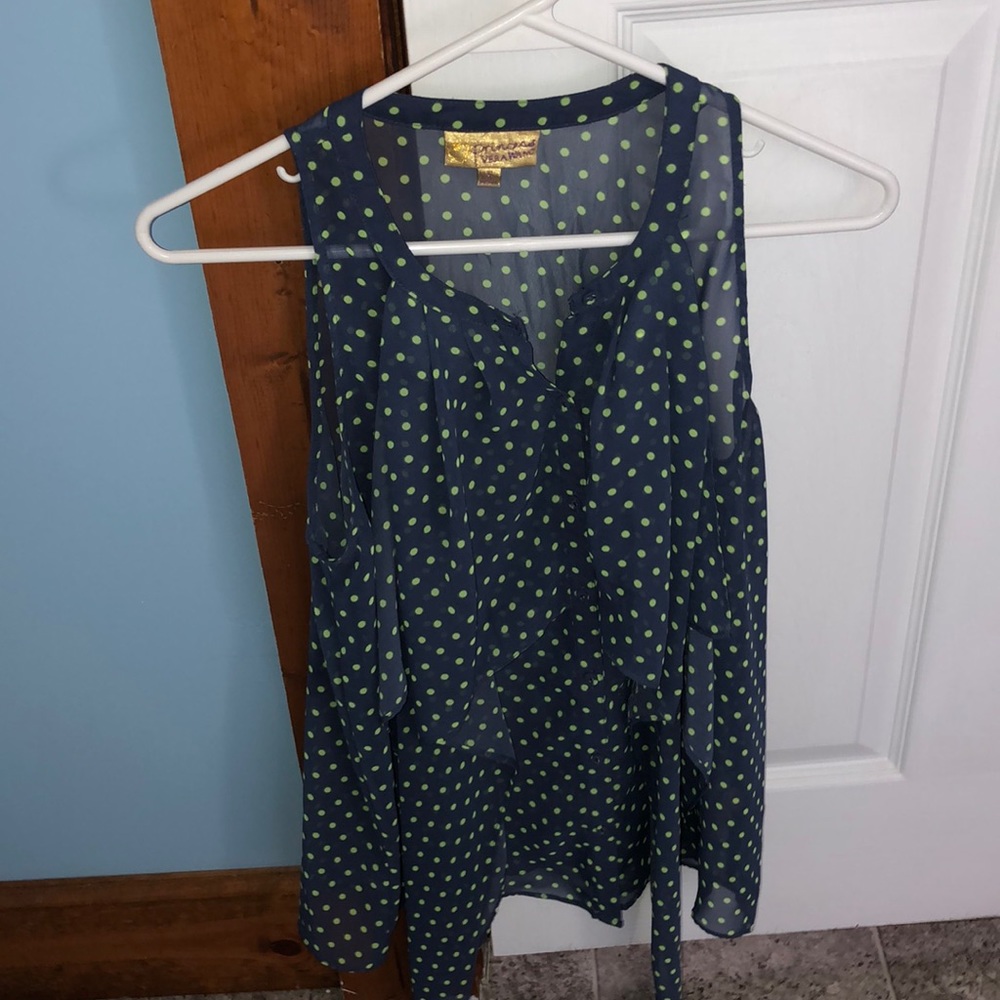 Button up transparent top